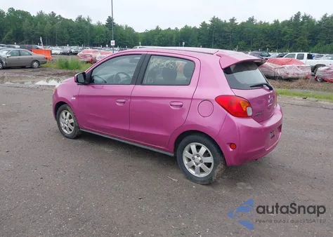 2014 Mitsubishi Mirage Es z USA, uszkodzony, nr VIN ML32A4HJ4EH005949